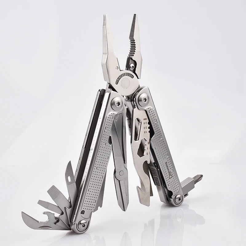 Daicamping DL302 Multitools Folding Knife Scissor Cutter EDC Multi-tools Survival Gear Manual Multifunctional Multi Tool Plier