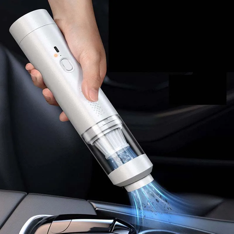 Portable Cordless Car Vacuum with High Suction Power 7000pa/12000pa Car Vacuum Cleaner Air Blower Dual-use Household Appliances