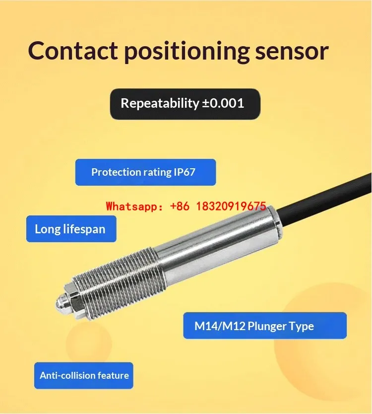 Cyclmotion CNC EGTM Precision Single-Hole Mounting Limit Switch (Simultaneous NO/NC Signal Switching; Alternative to Euchner)