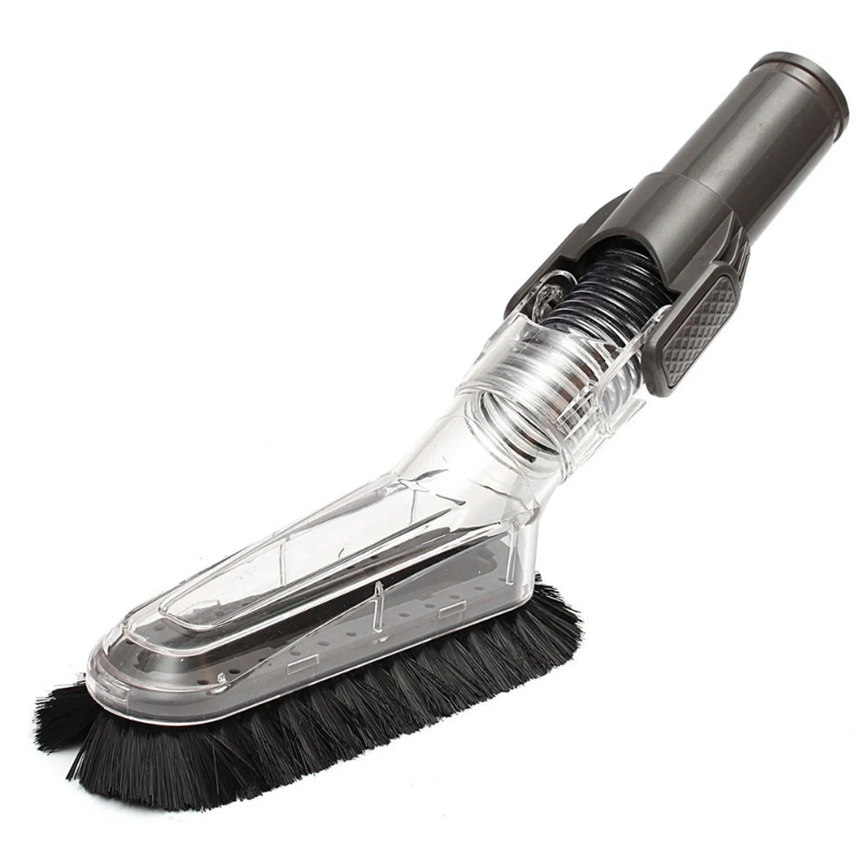 أجهزة المتسوق 1 قطعة فرشاة مرنة مضادة للكهرباء الساكنة فرشاة غبار ناعمة و4 قطع بديلة مرفقات أدوات عدة فرشاة