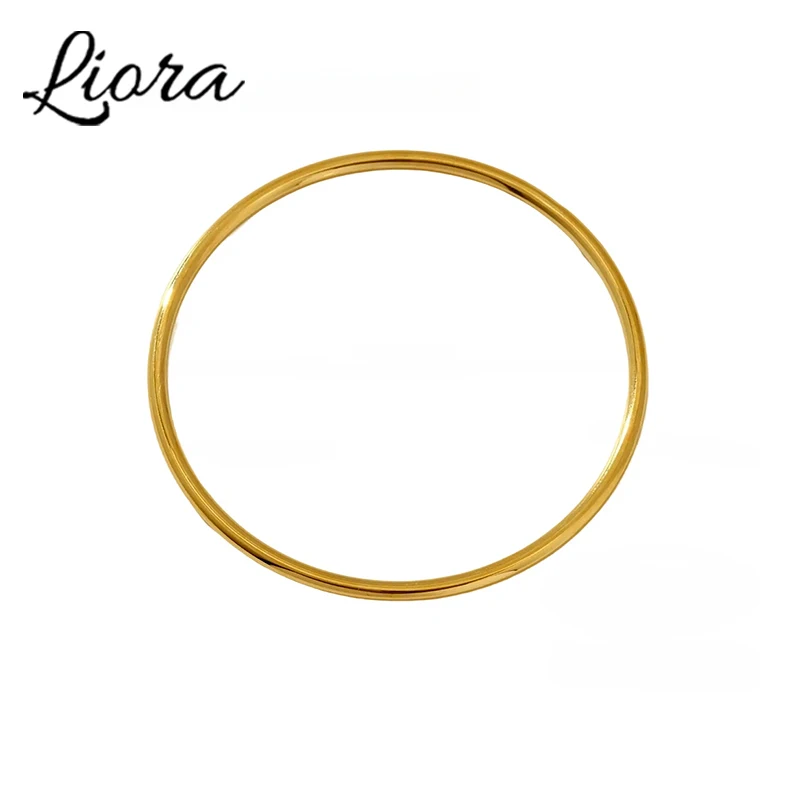 Liora Minimalistyczne Okrągłe Bransoletki Ze Stali Nierdzewnej Dla Kobiet Indie Damska Opaska Ślubna Biżuteria Do Codziennego Noszenia