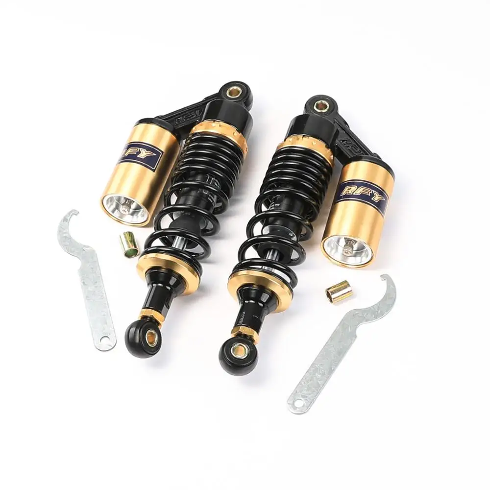 

A Pair Rear Air Shock Absorber Universal Motorcycle RFY 280mm Double Spring Rear Fork Accessories For Dirt Bike Gokart Quad ATV