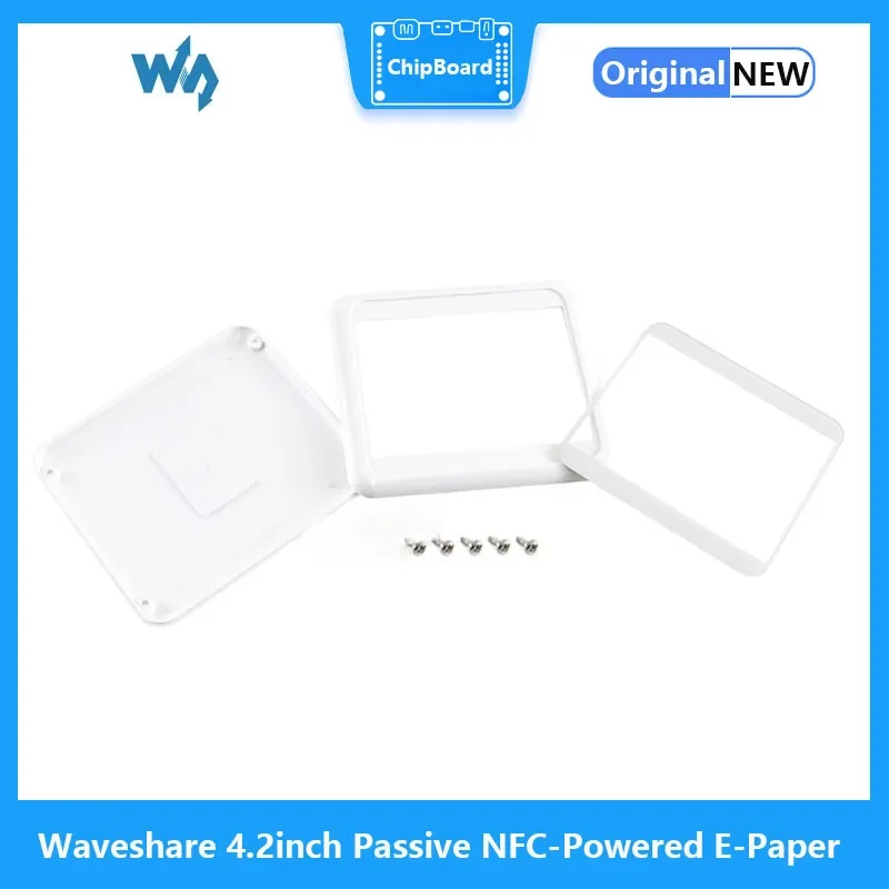 Waveshare 4.2inch Passive NFC-Powered e-Paper, No Battery, Wireless Powering & Data Transfer,ABS Plastic Shell