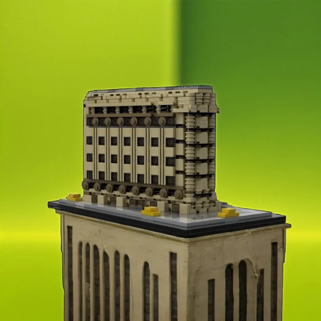 

924 шт. Flatiron Building MOC New York Landmark Education Building DIY Блоки Подарок на день рождения