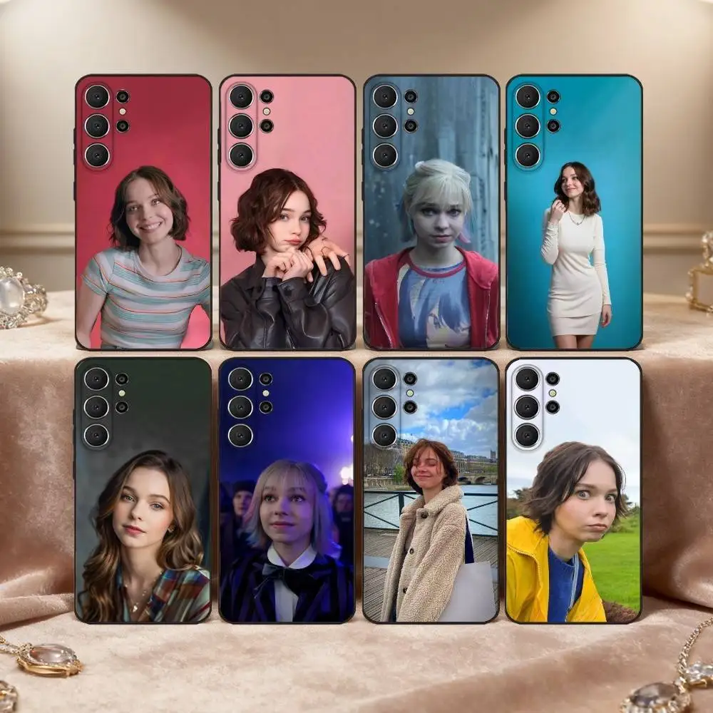 

Lovely E-Emma Actor M-Myers Phone Case For Samsung S26,S25,24,23,22,30,21,10,9,Ultra,Plus,Lite,Black Soft Case