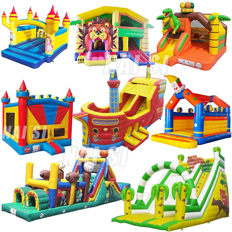 High Quality Wholesale Bouncy Castle Inflatable Bouncing Castle With Slide Commercial Bouncy Castle For Kids