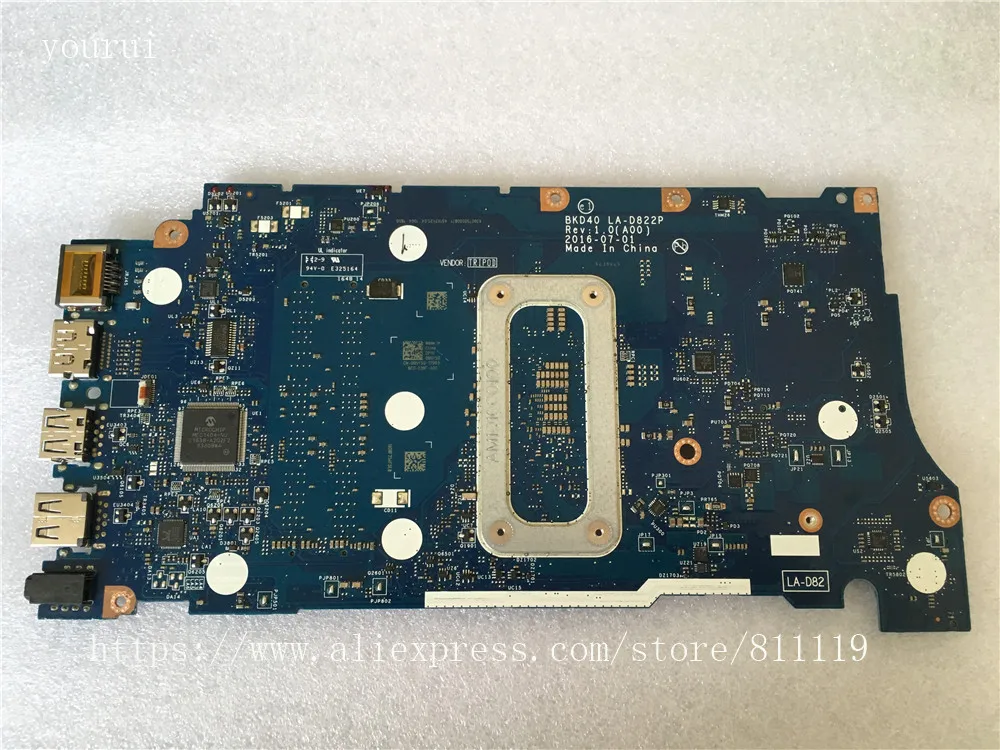 CSRZSZ For Dell vostro 5468 7460 7560 laptopmotherboard i3-7100u CN-08CJM5  08CJM5  8CJM5 LA-D822P  Test ok