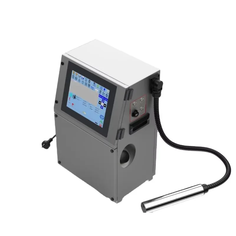 High Speed 12mm Automatic Encoding Printer CIJ Industrial Continuous Inkjet Online Printer Bottle Line Cable Tube