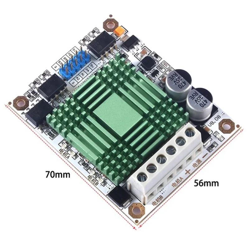 A37T-1800W DC Motor Driver 60A Dual-Channel Motor Driver Module For High Power DC Motor Drive For Smart Car Robot Competition
