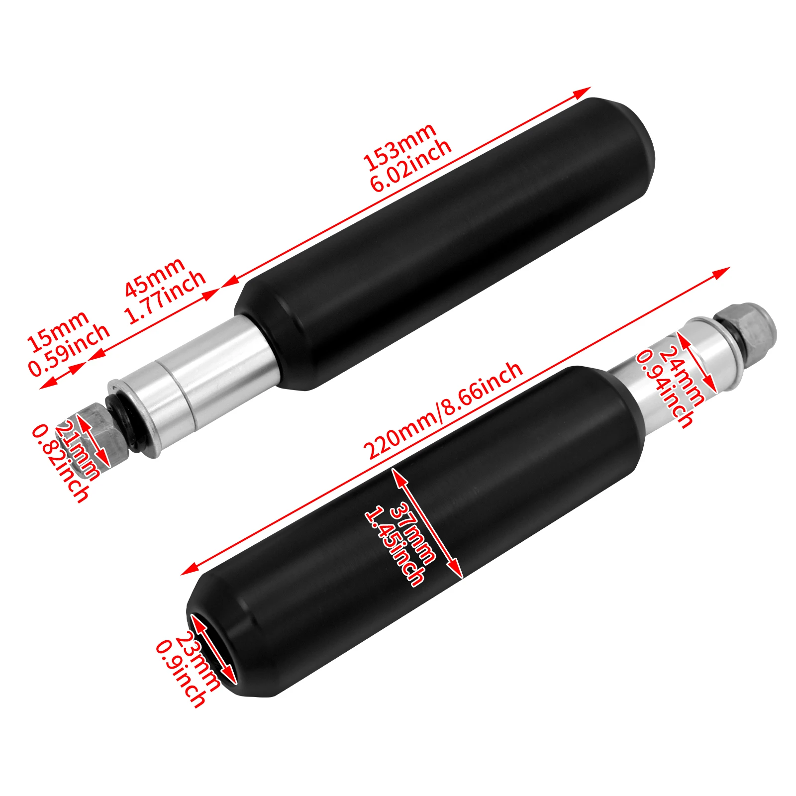 Motorcycle Crash Bar Upper Shock Mount Frame Slider Falling Protector Guard For Harley Sportster XL 883 04-22 Dyna Fat Bob 06-17