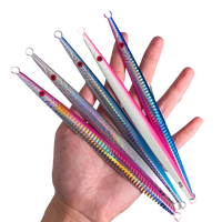 60g 80g 160g 200g 250g 300g Deep Sea Metal Jig Fishing Jigbait Spoon Baits Jig Lure Pencil Fast Sinking Fishing Tackle