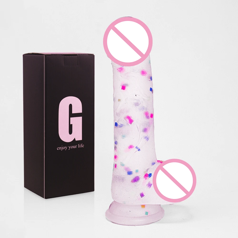 Colorful Realistic Dildos, Human Safety Material,Medical Silicone, with Powerful Suction Cups, Suitable for Women/Men/Gay, Adult