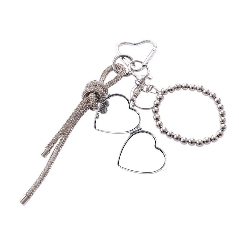 Bonito coração telefone charme moda pingente chaveiro universal telefone móvel anti perda cordão requintado mochila decoração presentes