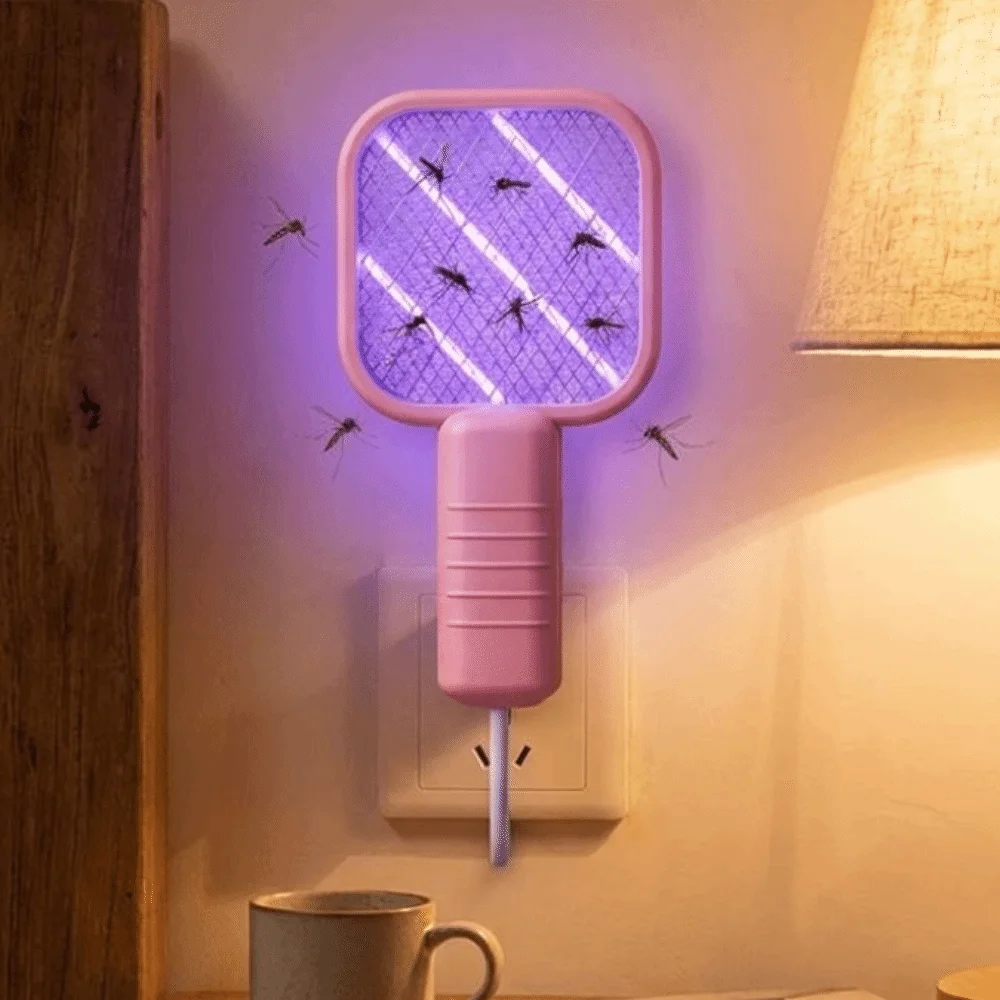Durable UV Light USB Mosquito Swatter Portable 2 in 1 Mosquito Killer Lamp 5 Layer Security Net Mini Mosquito Trap Hotel