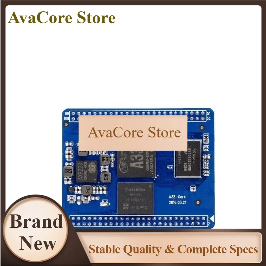 AvaCoreARM Linux Allwinner A33 Quad-core Core Board Tablet Access Control Medical High-definition Video Program Development Boar