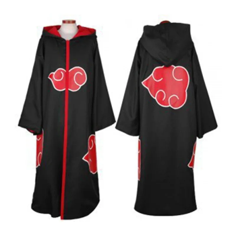 Anime Uchiha Itachi Akatsuki Cosplay Costume Top Pants Underwear Cloak Cape Full Set Outfit Role-playing Halloween Party Suits