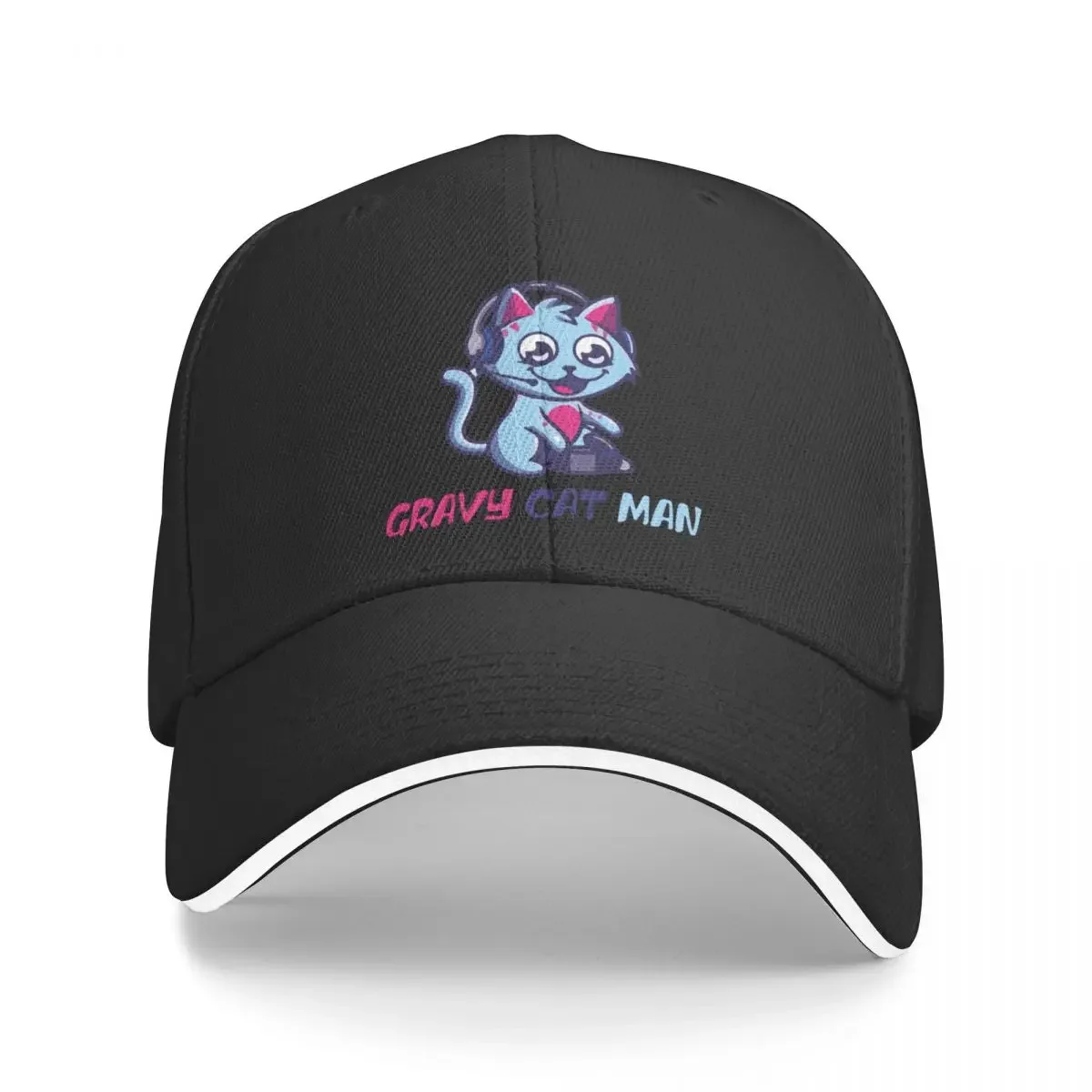 Gravy Cat Man Baseball Cap Rave Snapback Cap custom Hat Vintage For Men Women's