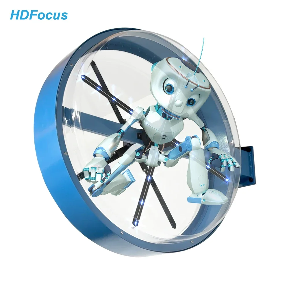 Dual Sides Outdoor 3D Hologram Led Fan Cloud Control Hologram Advertising Equipment Holographic Fan Projector for Shops Events