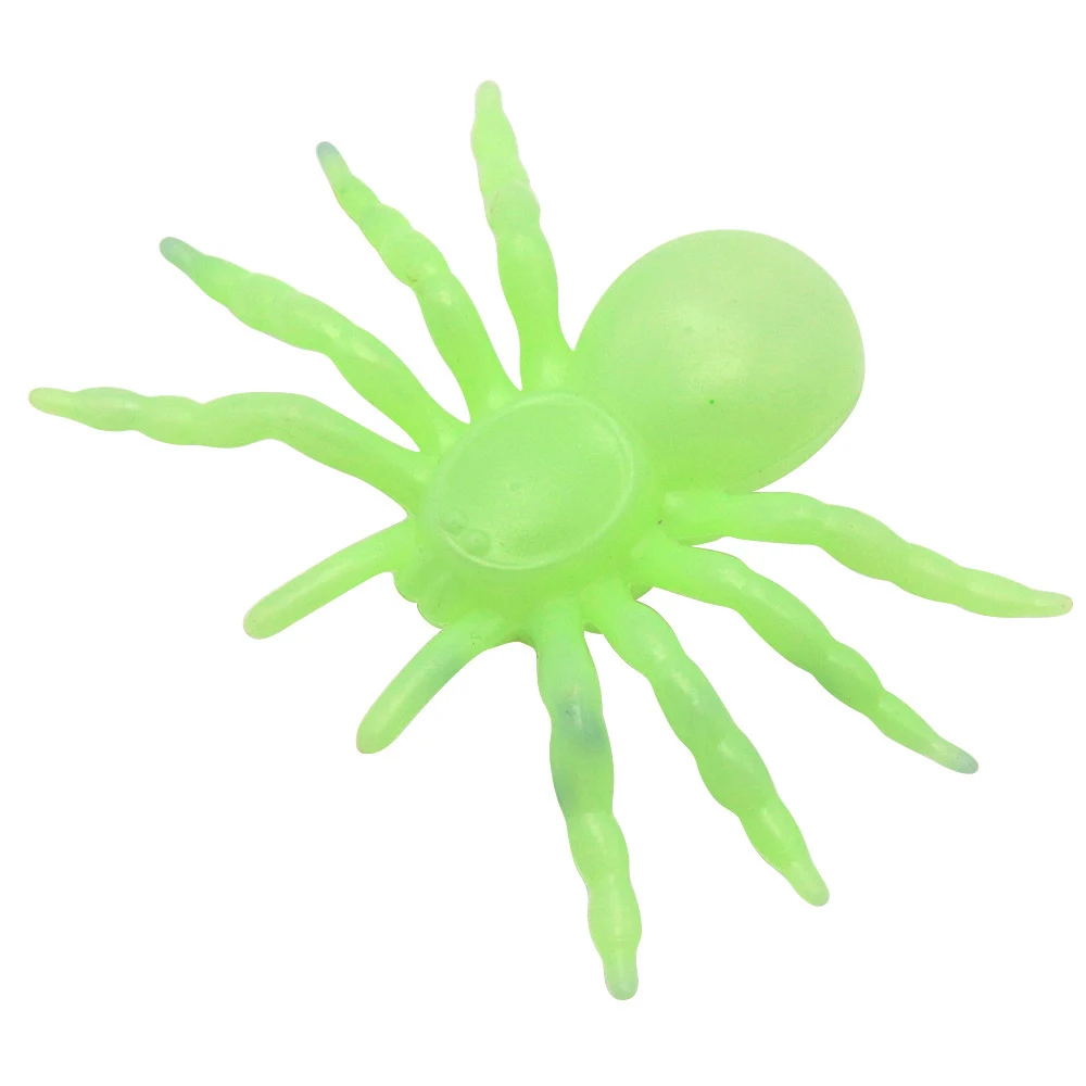 5/10Pcs Simulatie Spider Realistische Spider Model Lichtgevende Rekwisieten Halloween Party Holiday Spooky Prank Joke Speelgoed