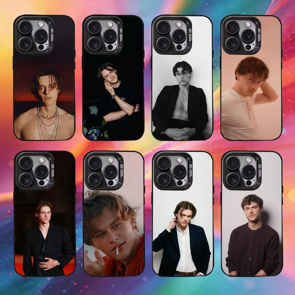 

C-Christopher B-Briney Phone Case For iPhone17, 16,15,14,13,12 Pro Max Black Candy Matte Shockproof Cover