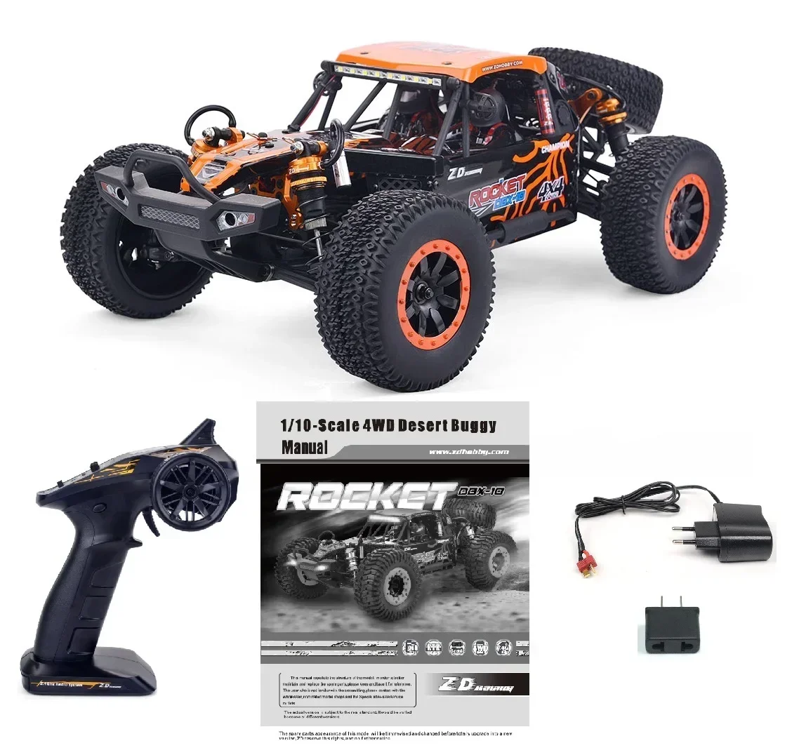 ZD Racing DBX 10 104 Brushed RC Car 4x4 Off Road Rock Crawler 1/10 4WD 2.4G Remote Control Desert Truck High Speed Vehicle