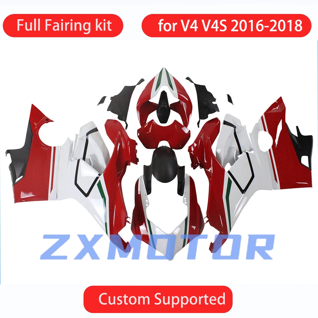 

For DUCATI V4S 2016 2017 2018 Motorcycle Fairings V4 16 17 18 Aftermarket Injection Free Custom Fairing Kit