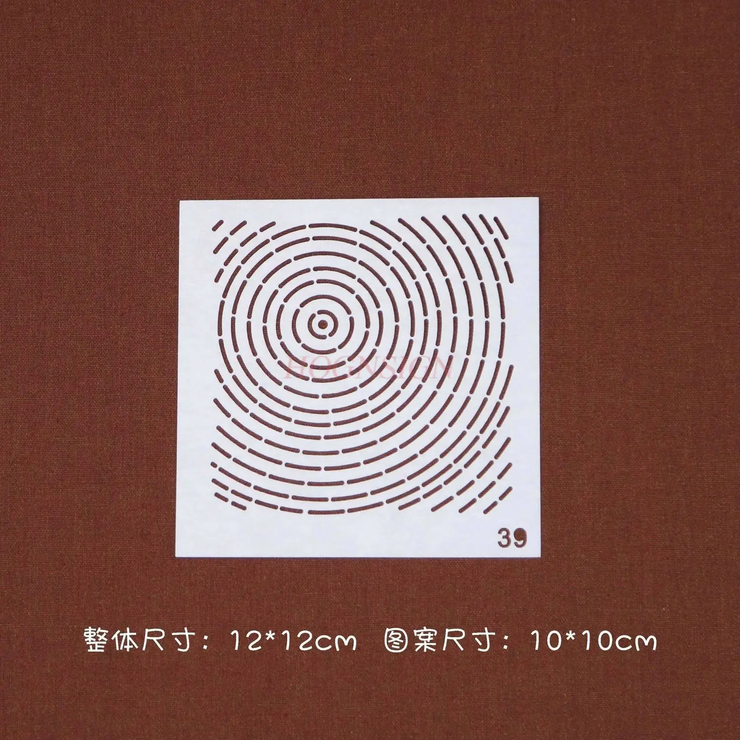 1 قطعة غرزة التطريز قالب ناعم نمط إبداعي شكل هندسي قالب التطريز اليدوي قابلة لإعادة الاستخدام #3