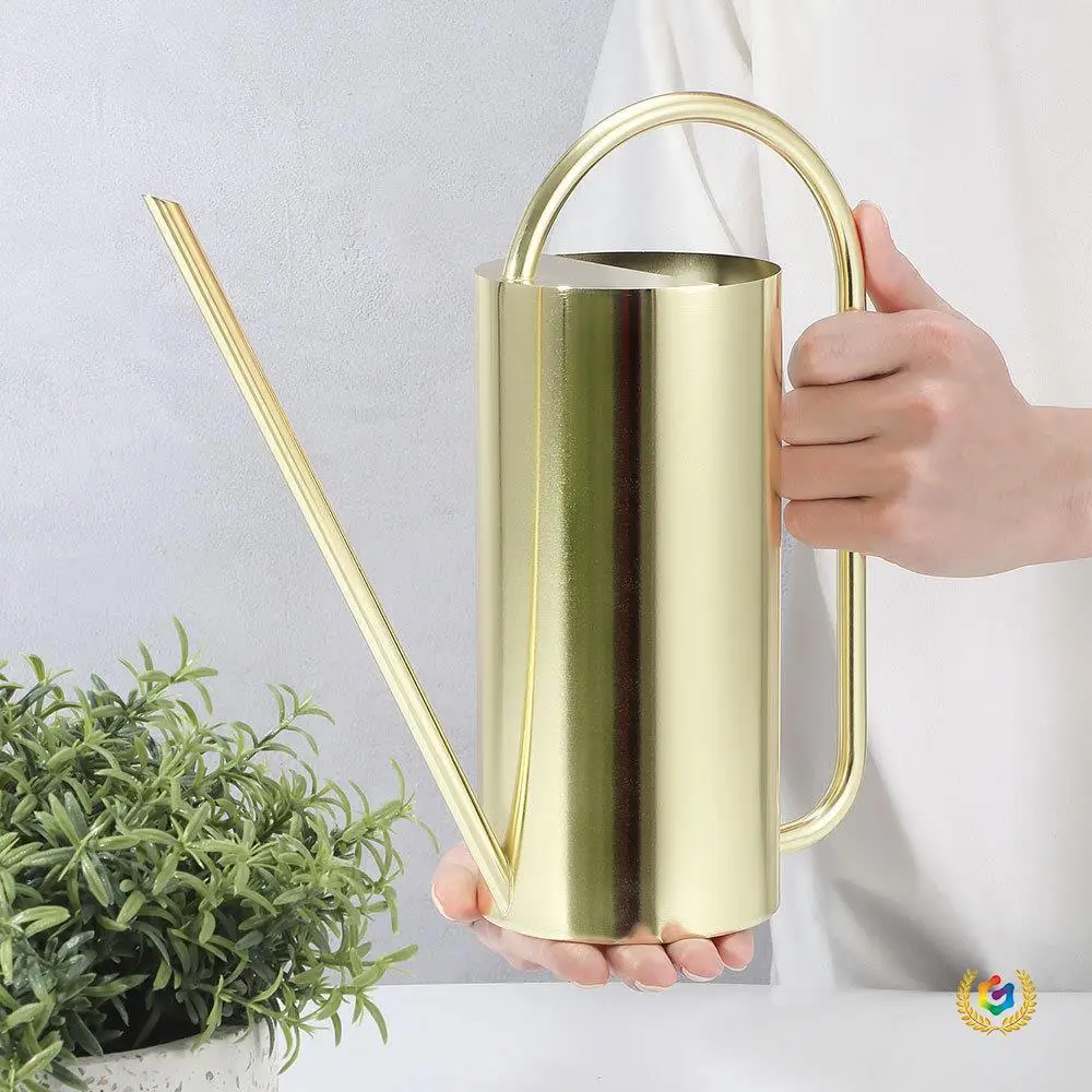 Stainless Steel Long-nozzle Watering Kettle, Household Green Plant Watering Kettle 1.5L Large-capacity Watering Kettle