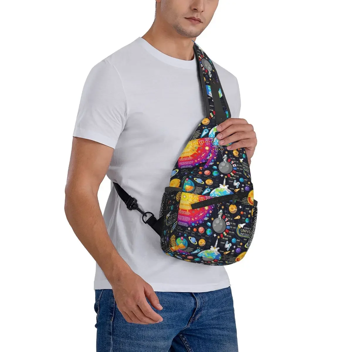 Sac de poitrine Big Bang pour homme, sac à dos à bandoulière, sac de voyage, randonnée, sac à dos initié