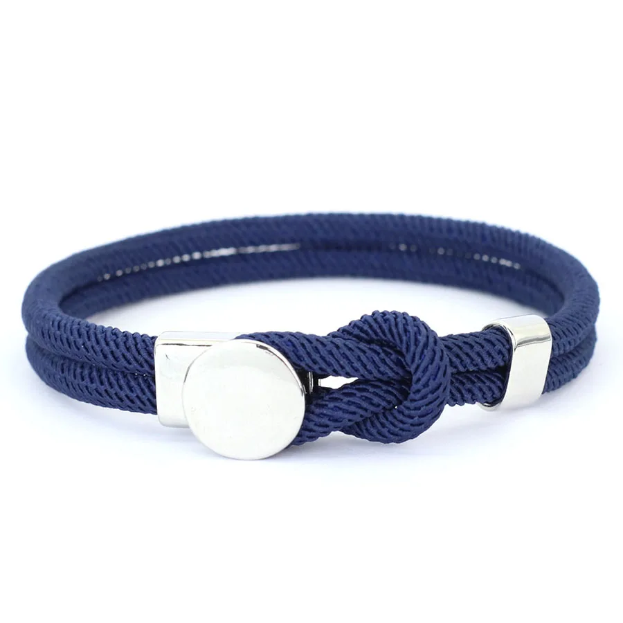 Fashion Men Rope Bracelet Grade A 4mm Ethnic Lucky Cord Chain Braslet 6 Colors Nautical Wrap Braclet Pulseras Homme Accessories
