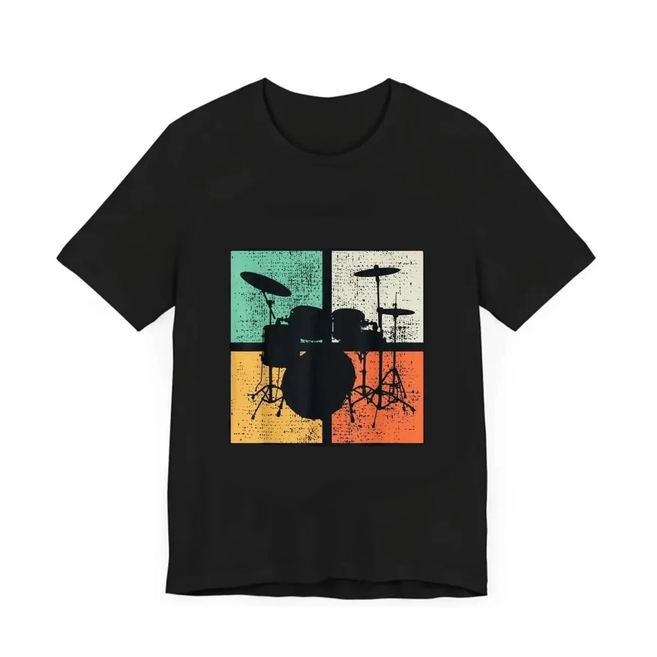 Women's Drummer Funny Printed Tee Hip Hop Short Sleeve Harajuku Style Women Clothing Fashion Graphic Summer Streetwear Women Tee