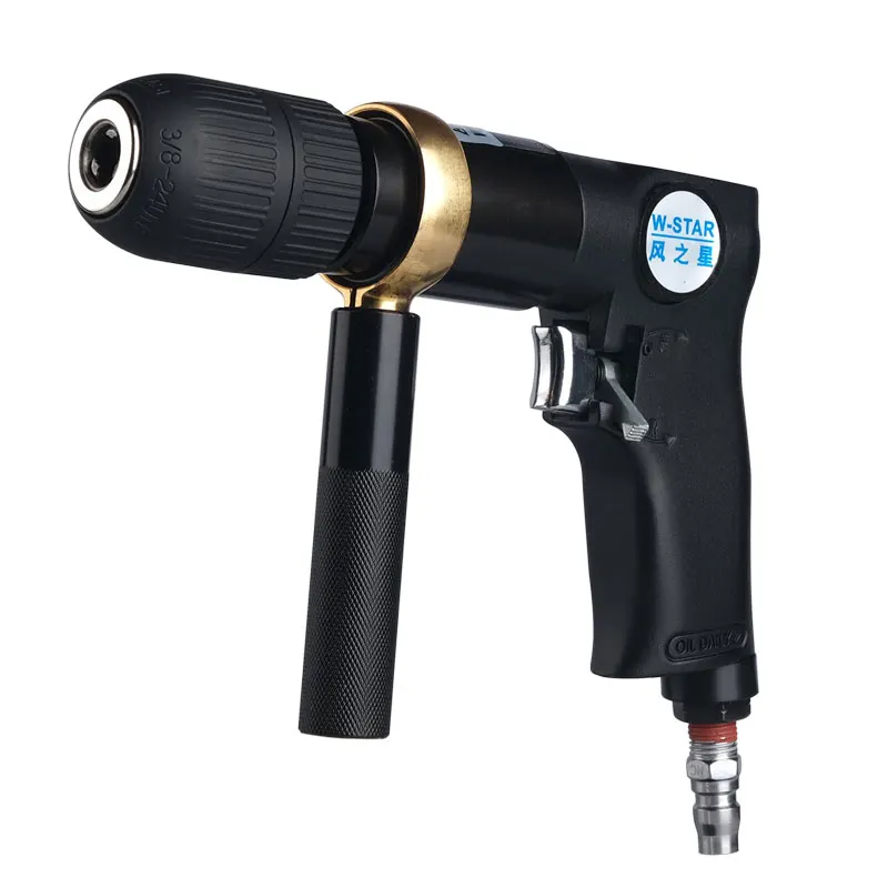 

Pneumatic pistol type air drill with forward and reverse gun type woodworking pneumatic drilling machine 10mm13mm
