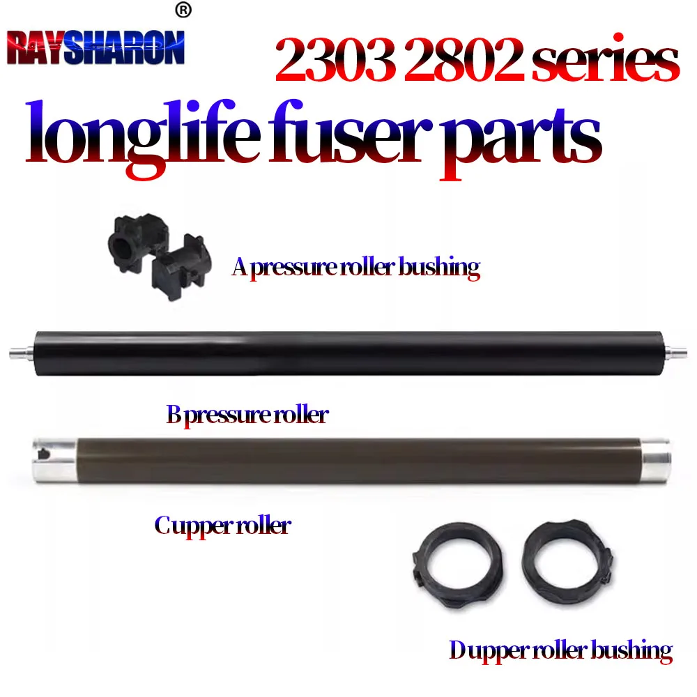 Upper Fuser Roller / Pressure Ro For Toshiba E-Studio 2006 2506 2507 2303 2306 2307 2309 2803 2802 2809 2323 2523 2822 2823 2829