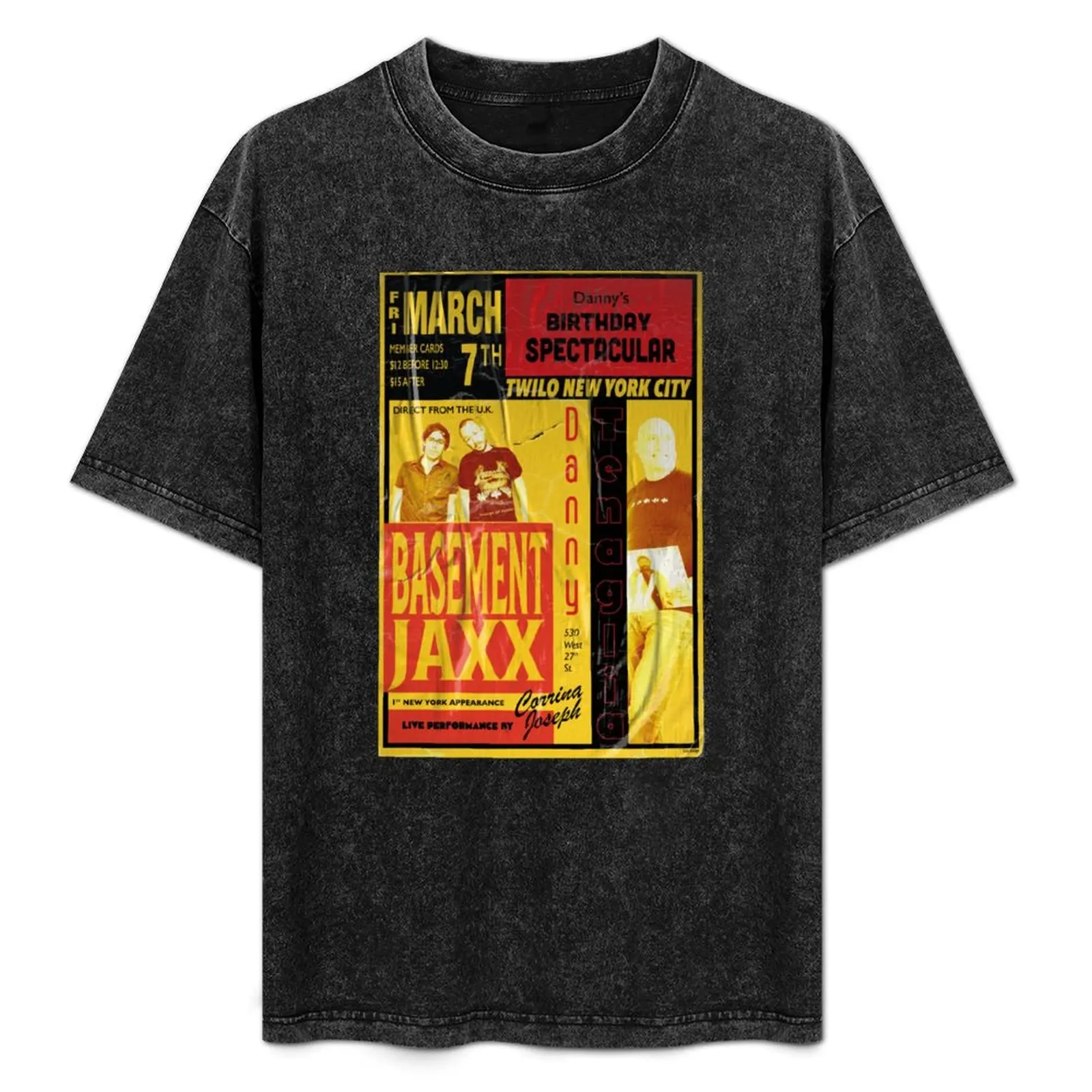 

Basement Jaxx and Danny Tenaglia at Twilo New York 1998 T-Shirt Novelty Print Casual Tee Shirt