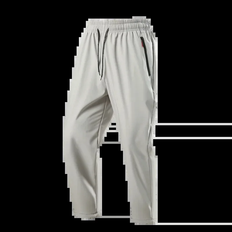 

Men's casual pants elastic and form fitting elastic waist, jogging classic Korean men's pants in blue black and grey