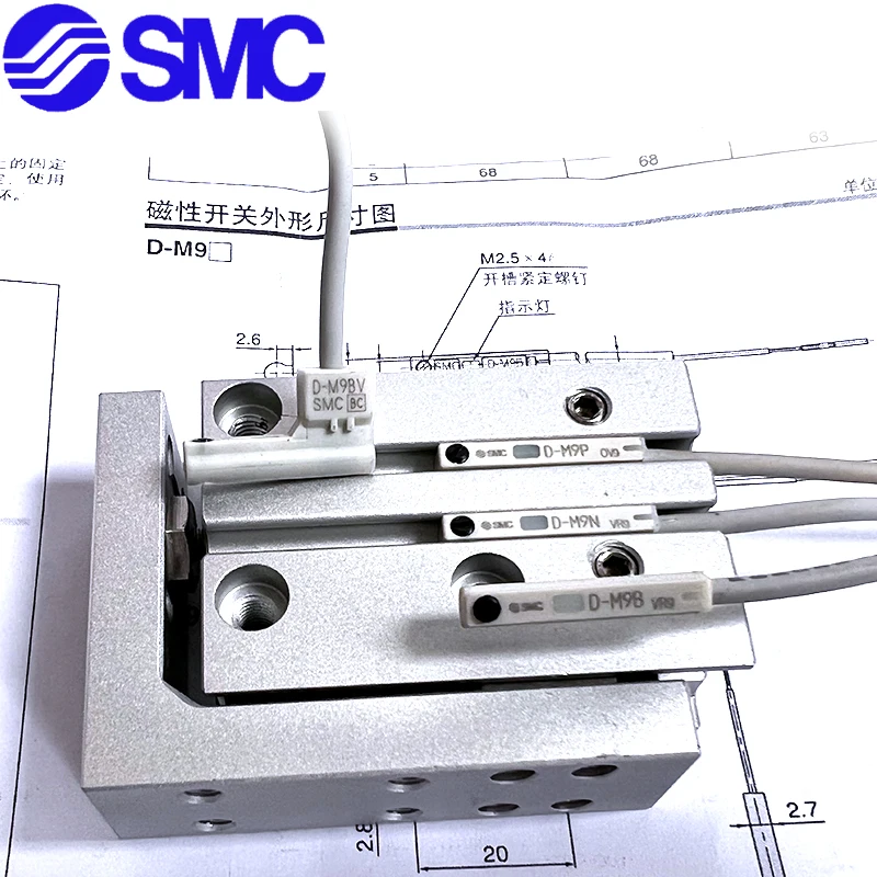 SMC Magnetic Switch Air Cylinder Sensor D-M9B/PL/NL-A93-Z73-C73L-F8NF8B