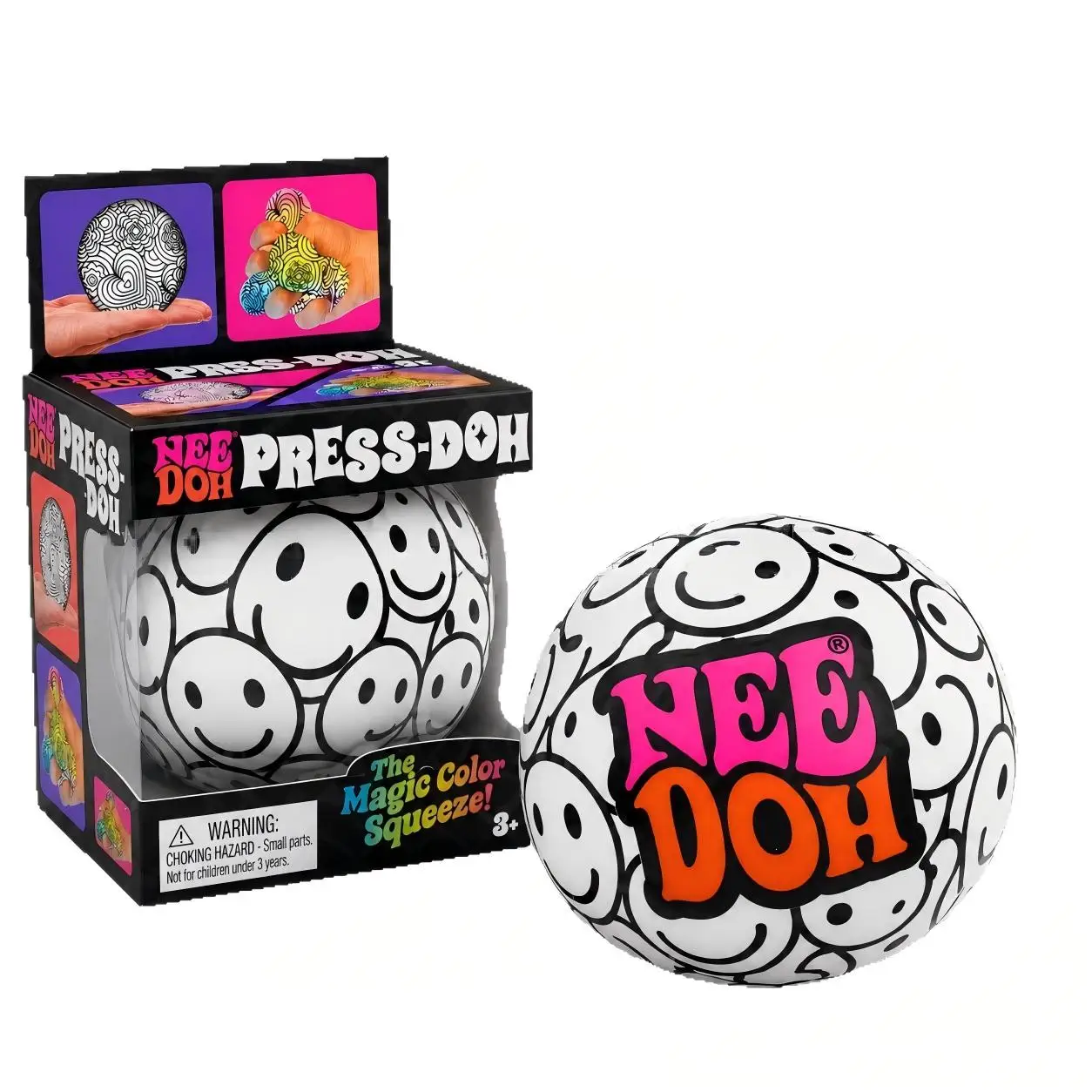 4pcs Slow Rebound Stress Relief Balls Set Magic Color Changing Sensory Squishy Fidget Toys for Kids And Adults Party Gift