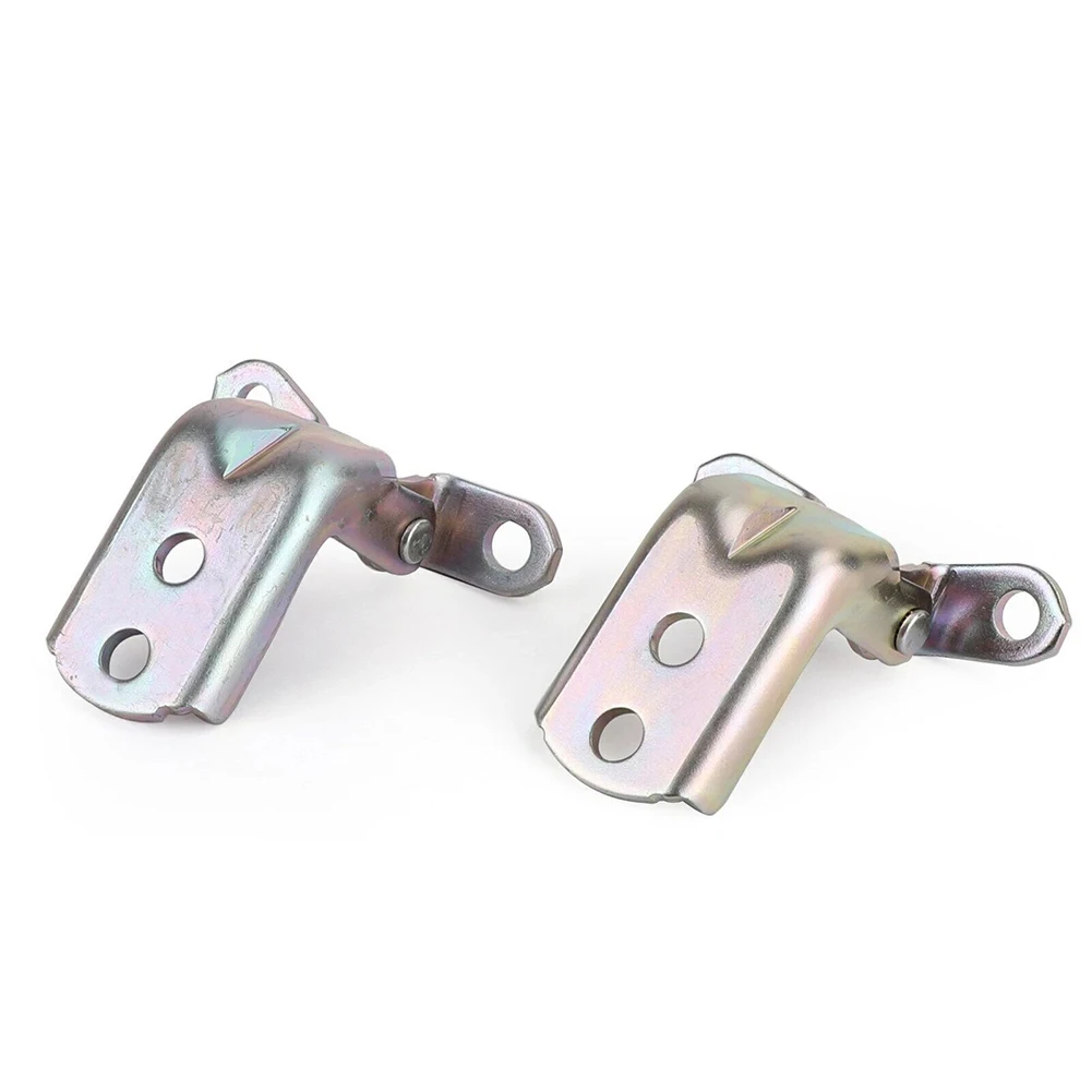 

RHF LHF Pair Front Door Hinges For Refurbishment As Shown In The Picture Steel Alloy Construction Wear Resistant Design