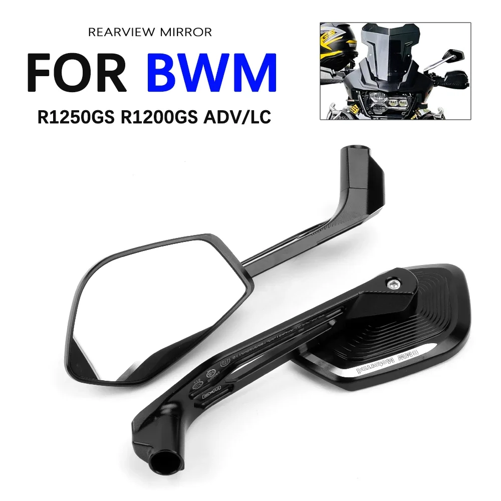 

Motorcycle Accessories cnc Rear view For BMW R1250GS R1200GS Mirrors Moto Side Mirrors R 1250GS Adventure 1200GS View Mirror