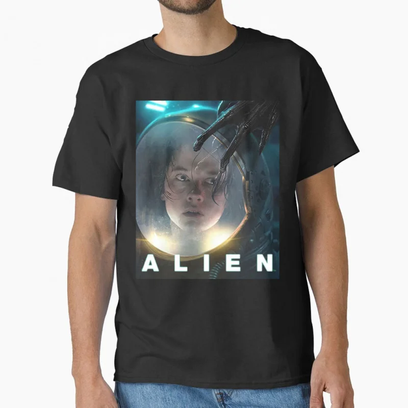 

80s vintage Horro movie Alien Ellen Ripley Hells warrior Sacry Space monster hunter Xenomorph gift T-shirt Large size Tops S-6XL