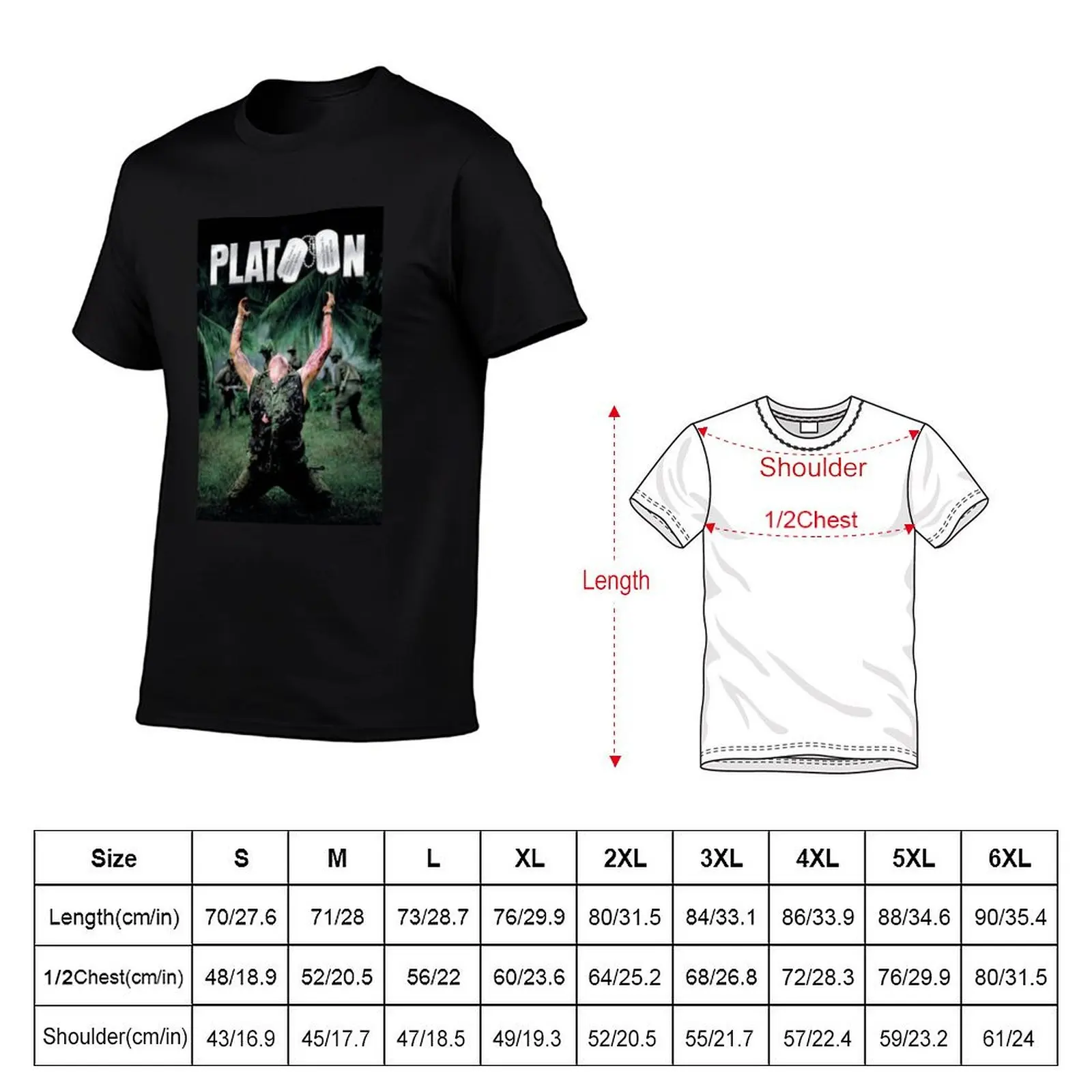 Platoon movie T-Shirt g man t shirts for men man t shirts for men casual mens graphic t shirts T-Shirt