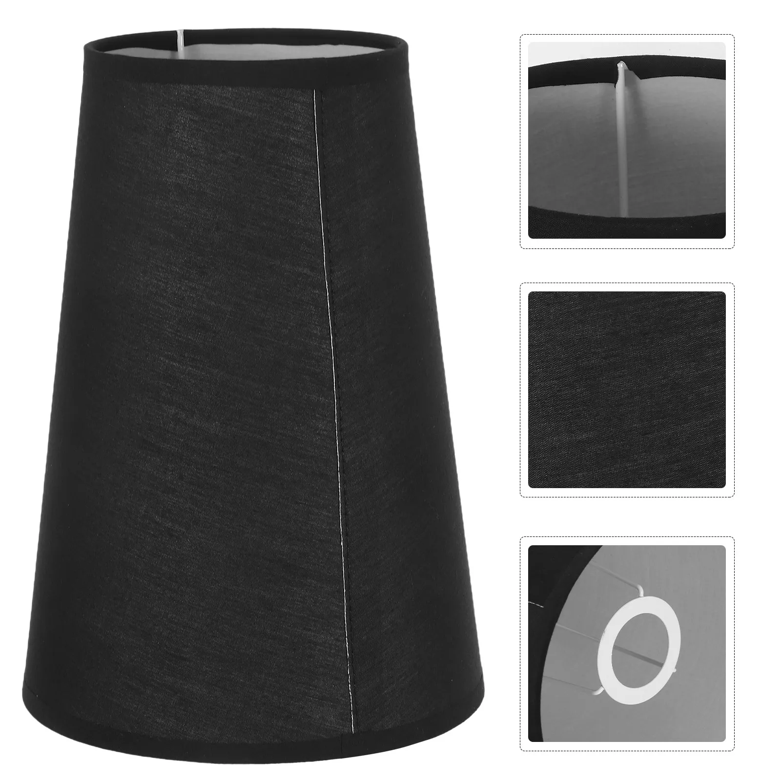 

Fabric Lampshade Drum Style Cloth Light Shade Cover for Bedside Table Floor Lamps Modern Decor