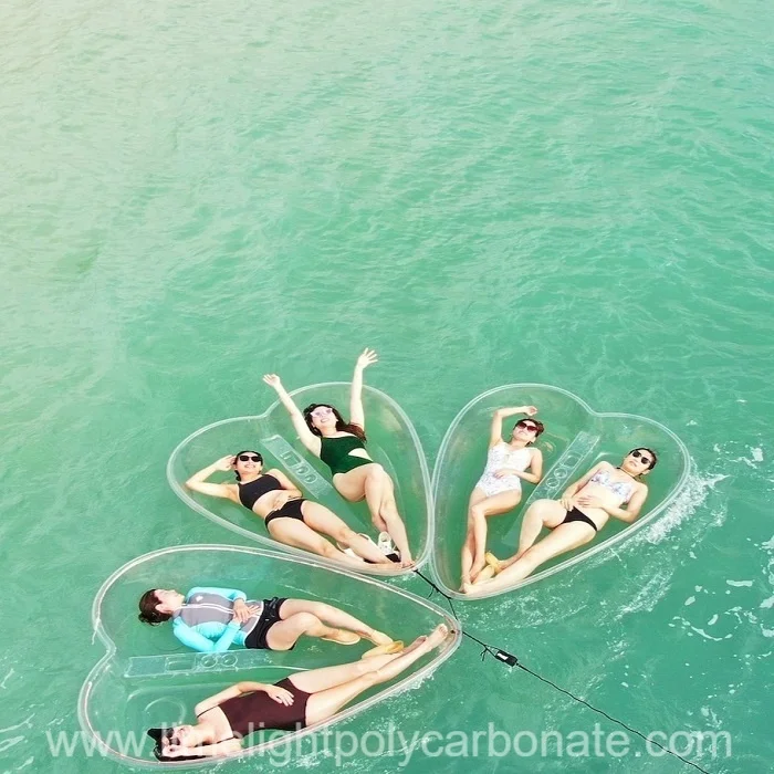 

Heart Shape Clear Kayak Love Shaped Transparent Kayak