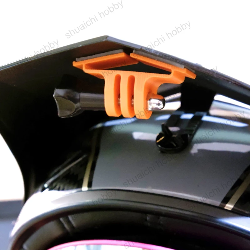 1 Zestaw Uchwytów do Kamer Sportowych DJI/GoPro do Montażu na Pół-Kasku Downhill, Podczerwień, do Jazdy Terenowej, FPV, Vlogowania, Ultralekki