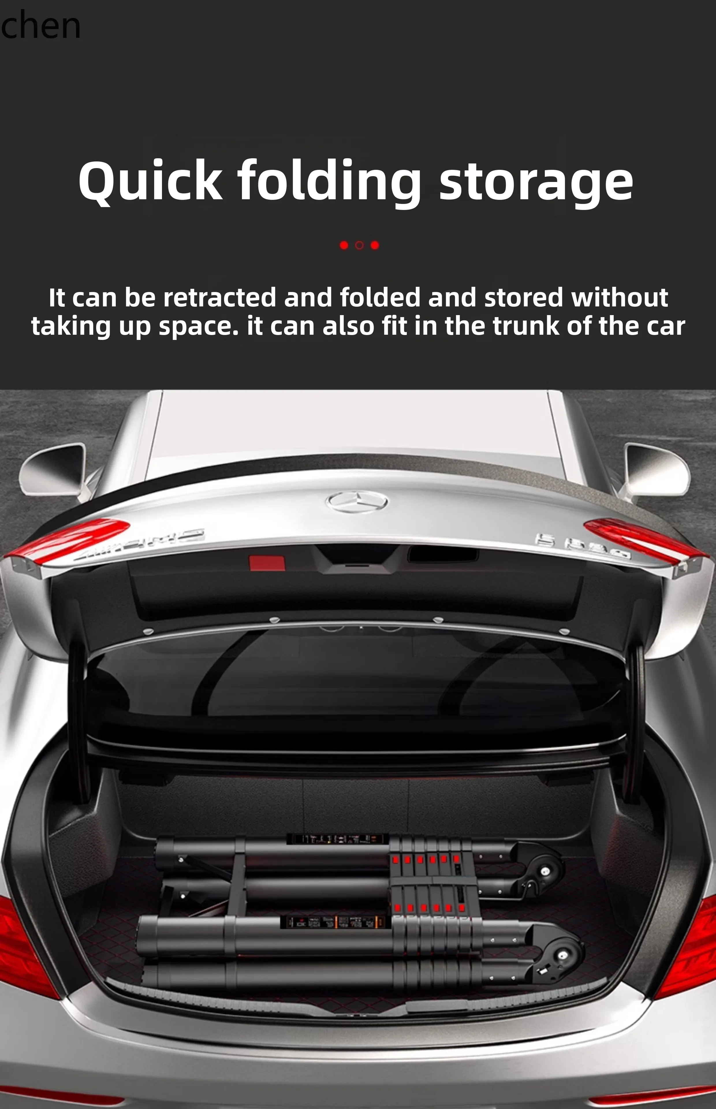 CZ Telescopic Ladder Thickened Multi-Functional Folding Ladder Portable Aluminum Alloy Ladder