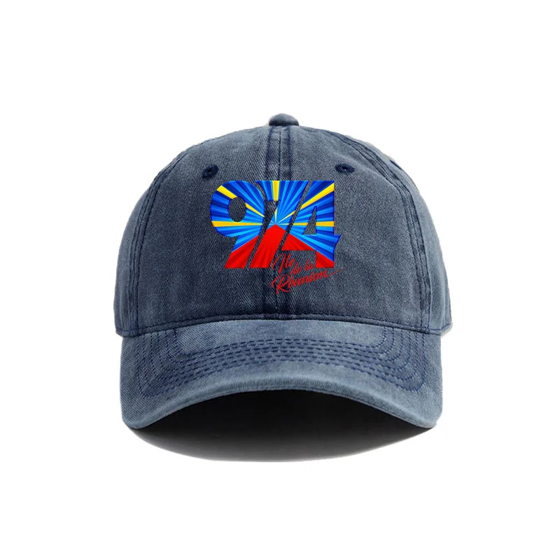 قبعة بيسبول جزيرة ريونيون للرجال ، قبعات بالأسى ، قبعة صيفية قابلة للتعديل ، قبعة صيفية