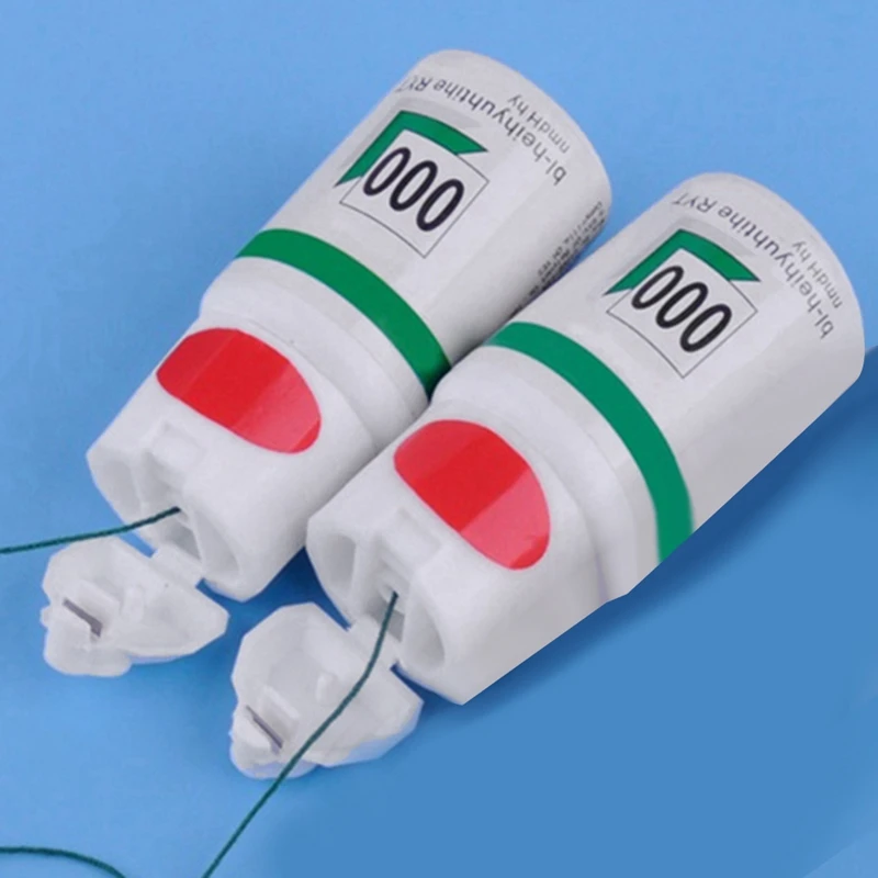 2 Bottle 000 Dental Thread Disposable Gingival Retraction Cord Knitted Cotton-Gum Line Dentist Material(1 Bottle 1.83M)