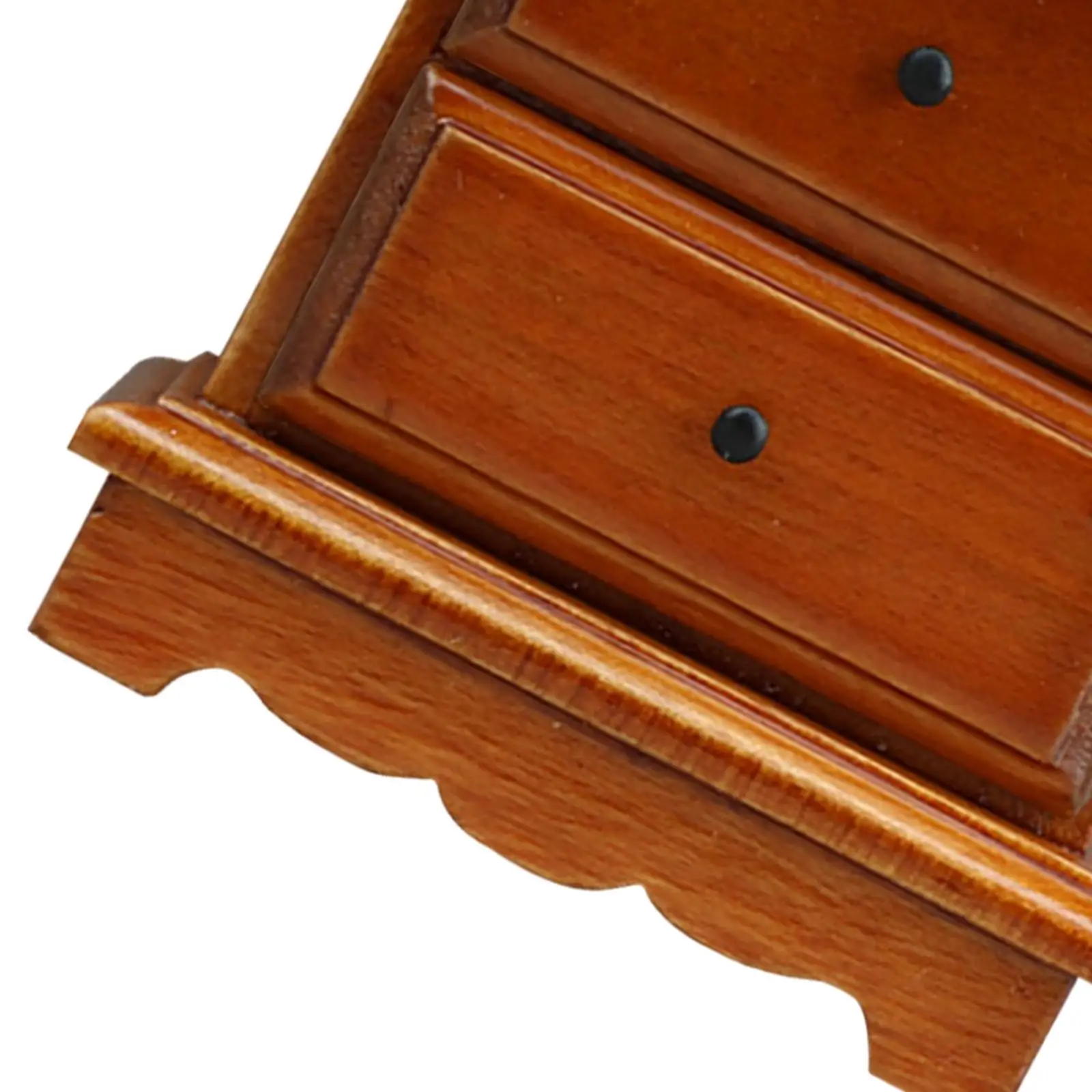 木製ドールハウス ナイトスタンド 1/12 スケール ジオラマ マイクロランドスケープ オーナメント用