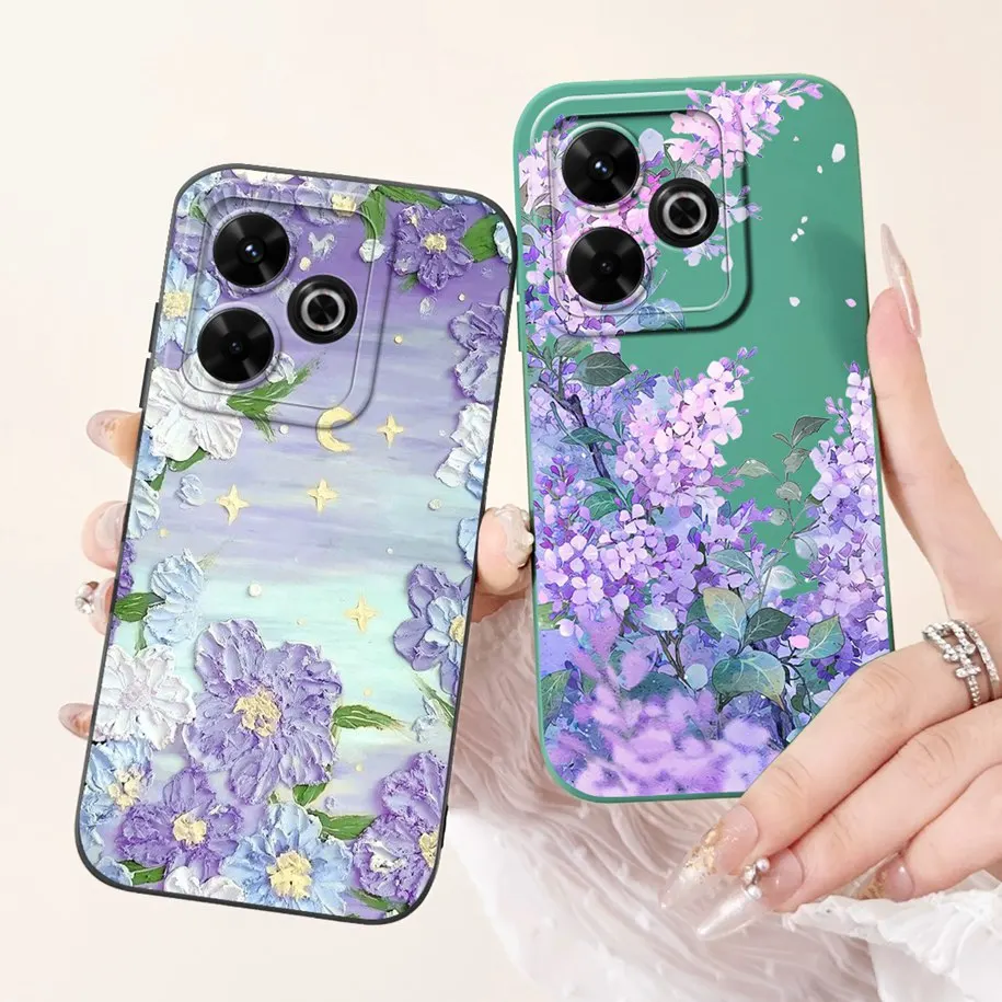 For Xiaomi Redmi 13 Case 6.79 inch Cool Fashion Painted Camera Protection Soft Silicone Phone Cover For Xiomi Redmi 13 4G Fundas
