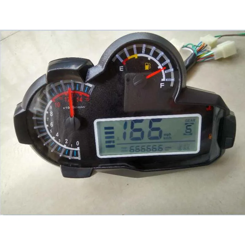 Motorcycle Universal For 2,4 Cylinders 14000RPM LED Speedometer Digital Odometer Backlight For BMW Honda Ducati Kawasaki Suzuki